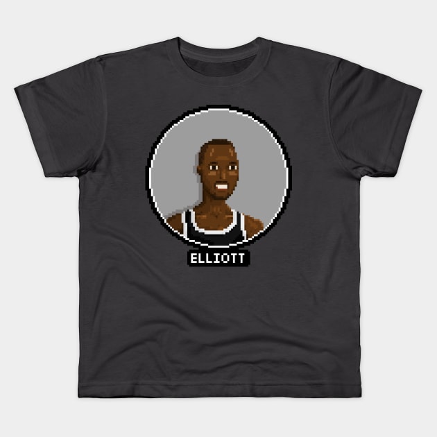 Elliott Kids T-Shirt by PixelFaces